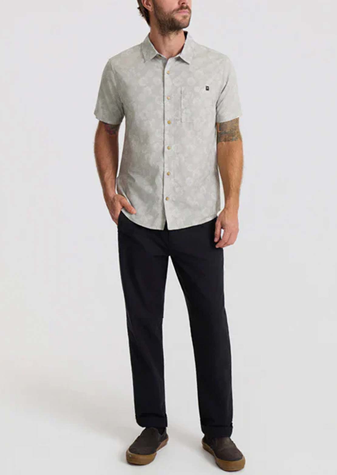 Roark Men's Journey Woven Button Up Shirt