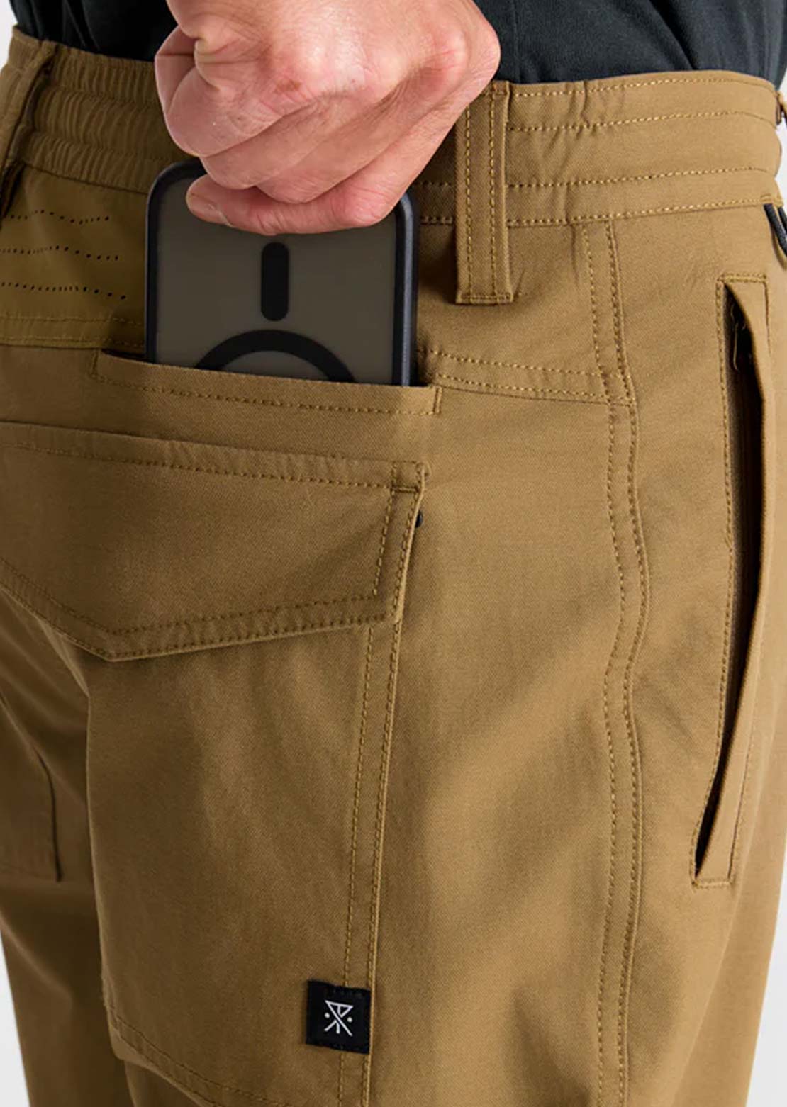 Roark Men's Layover Pro Traveler Pants Dark Khaki