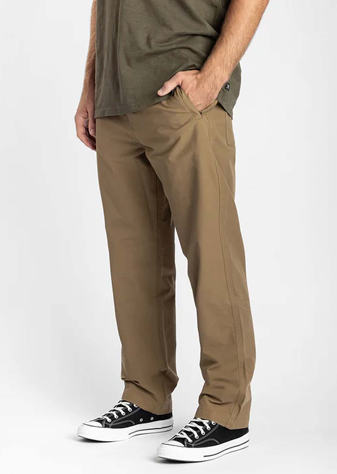 Roark Men's Layover Pro Traveler Pants Dark Khaki
