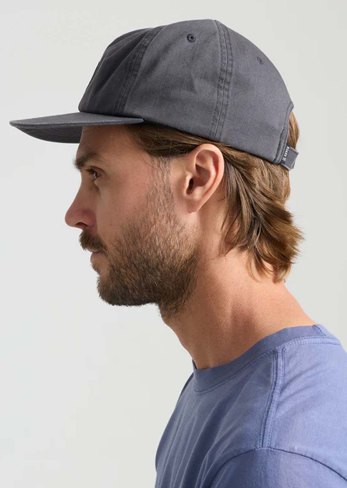 Roark Men's Made To Fade 6 Panel Cap Washed Charcoal