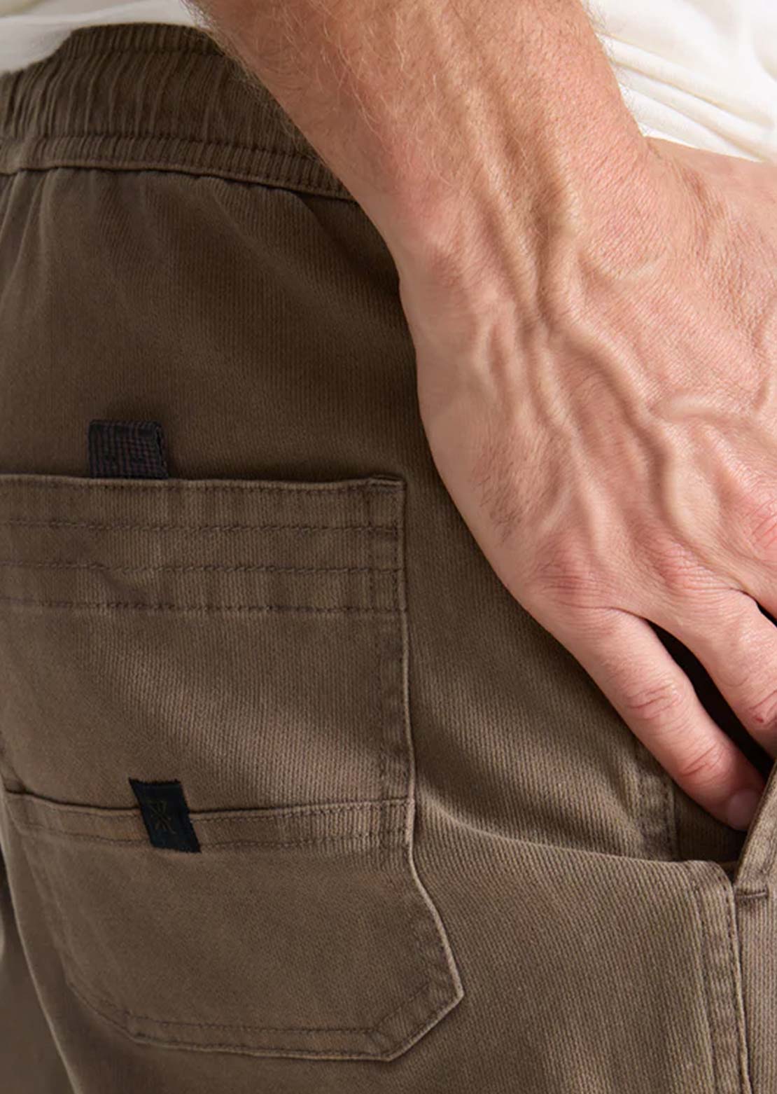 Roark Men's Made To Fade Pants Washed Brown
