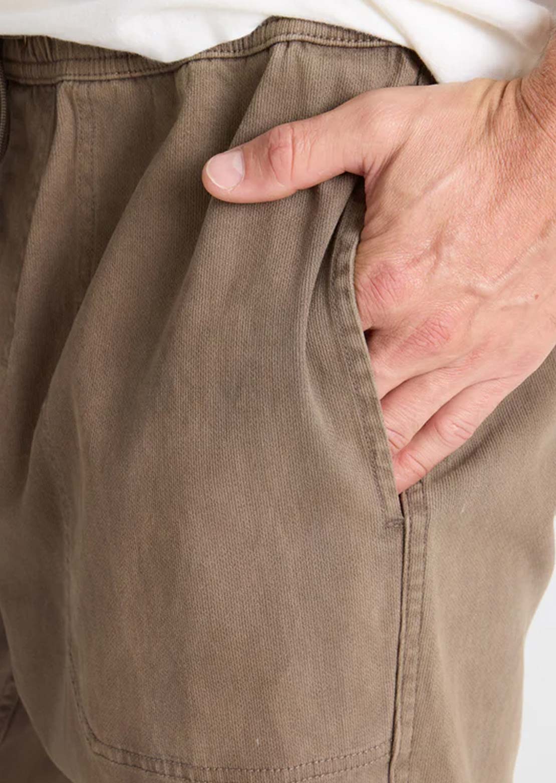 Roark Men's Made To Fade Pants Washed Brown