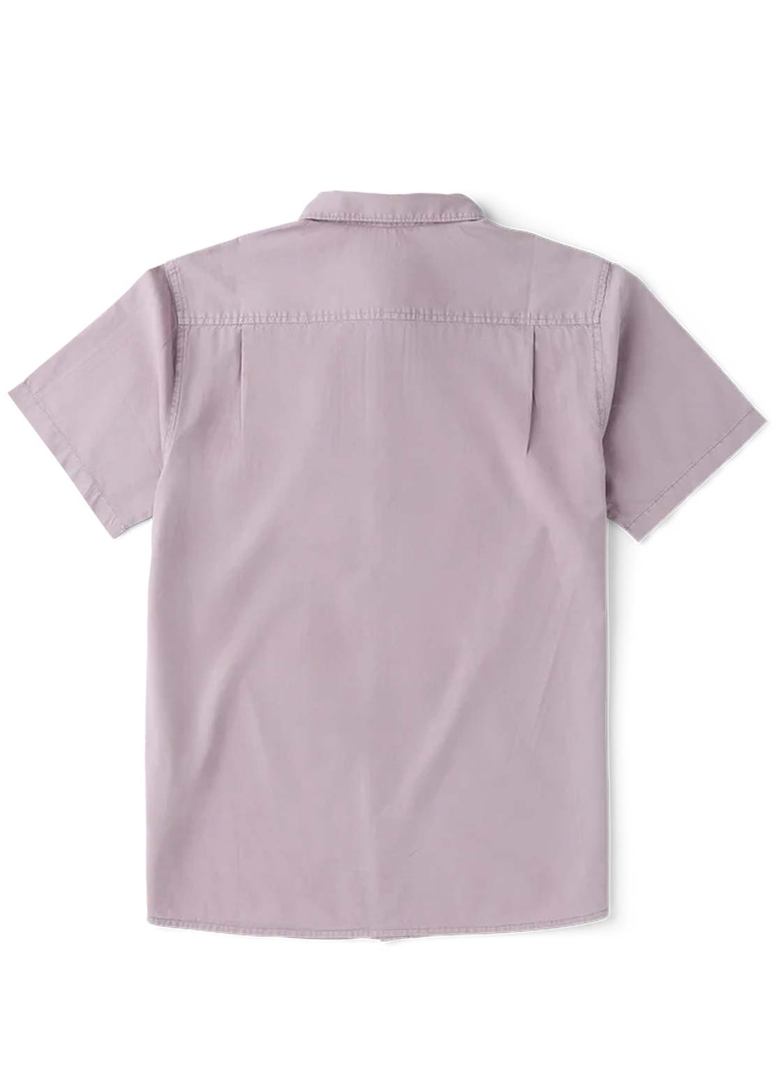 Roark Men's Made To Fade Woven Button Up Shirt Washed Dusty Lilac