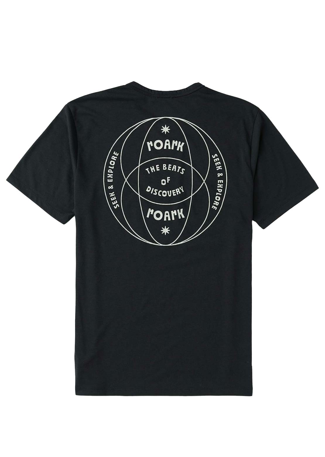 Roark Men's Mathis Active T-Shirt Bod Black