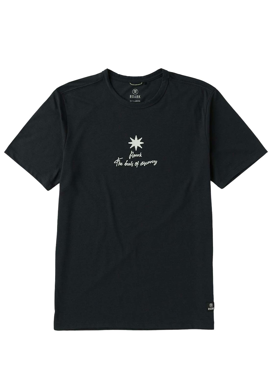 Roark Men's Mathis Active T-Shirt Bod Black