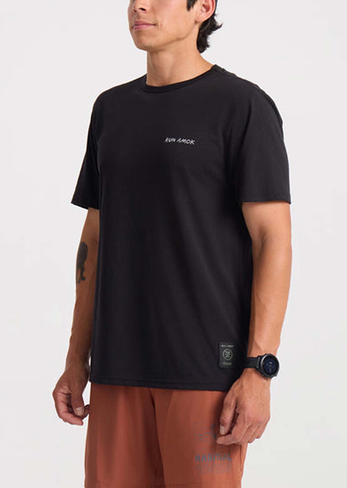 Roark Men's Mathis Active T-Shirt Black