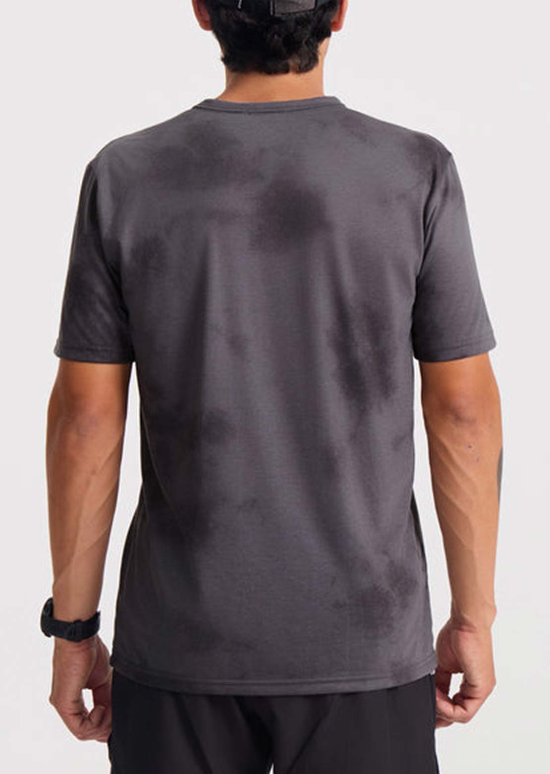 Roark Men's Mathis Active Tie Dye Pocket T-Shirt Grey