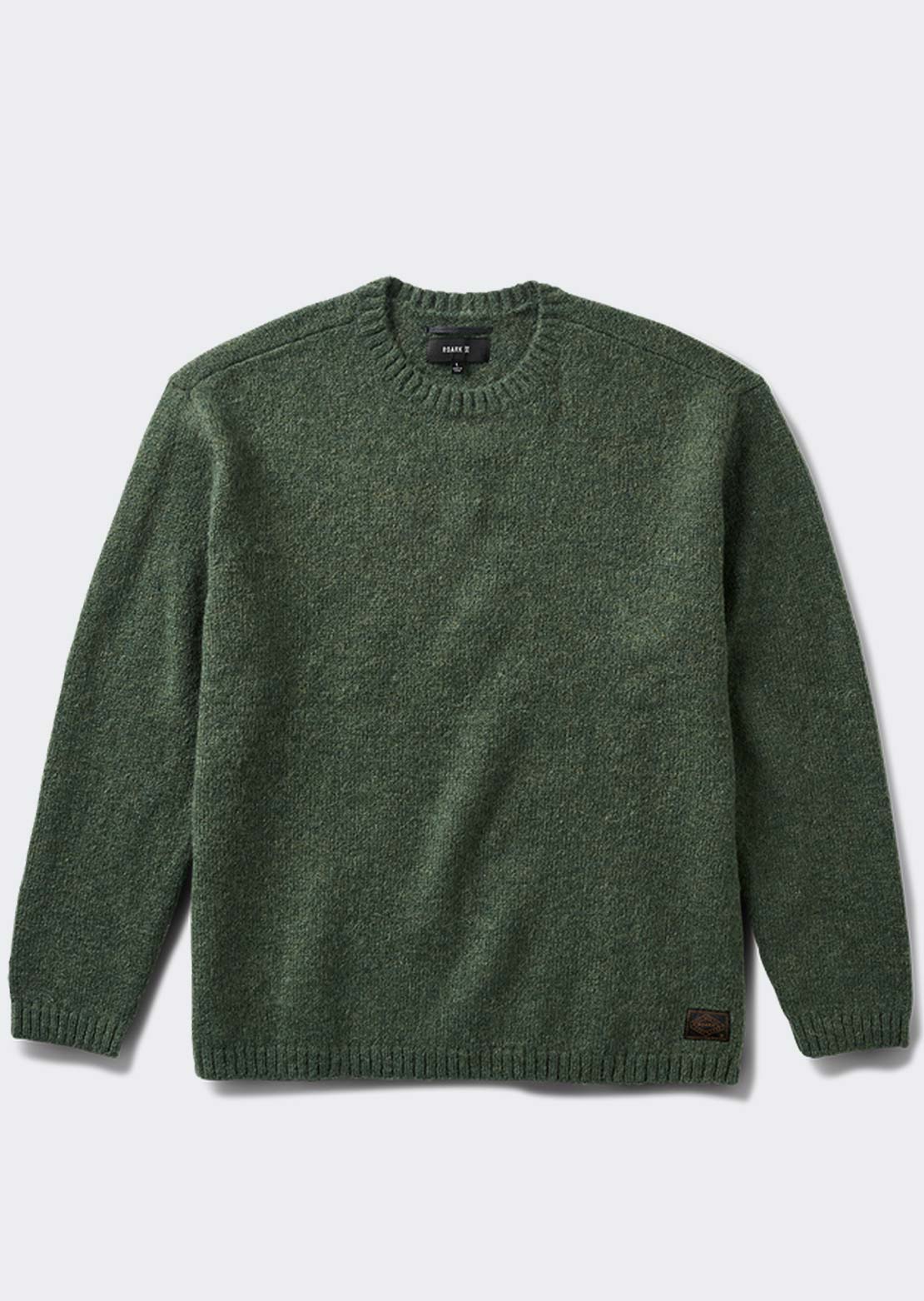 Roark Men's Nordman Wool Sweater Dark Forest