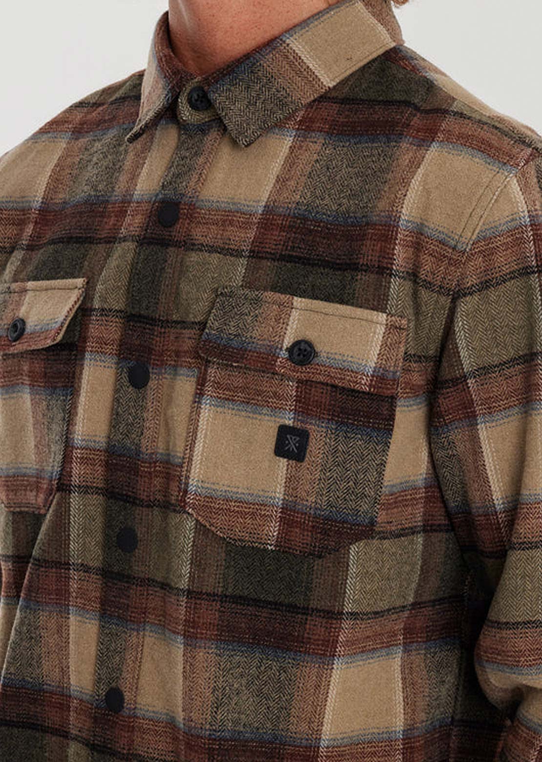 Roark Men's Nordsman Flannel Button Up Shirt Hillside