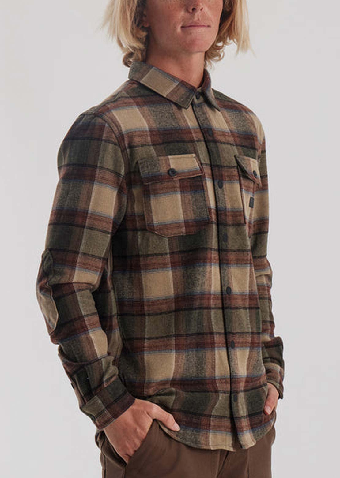 Roark Men's Nordsman Flannel Button Up Shirt Hillside