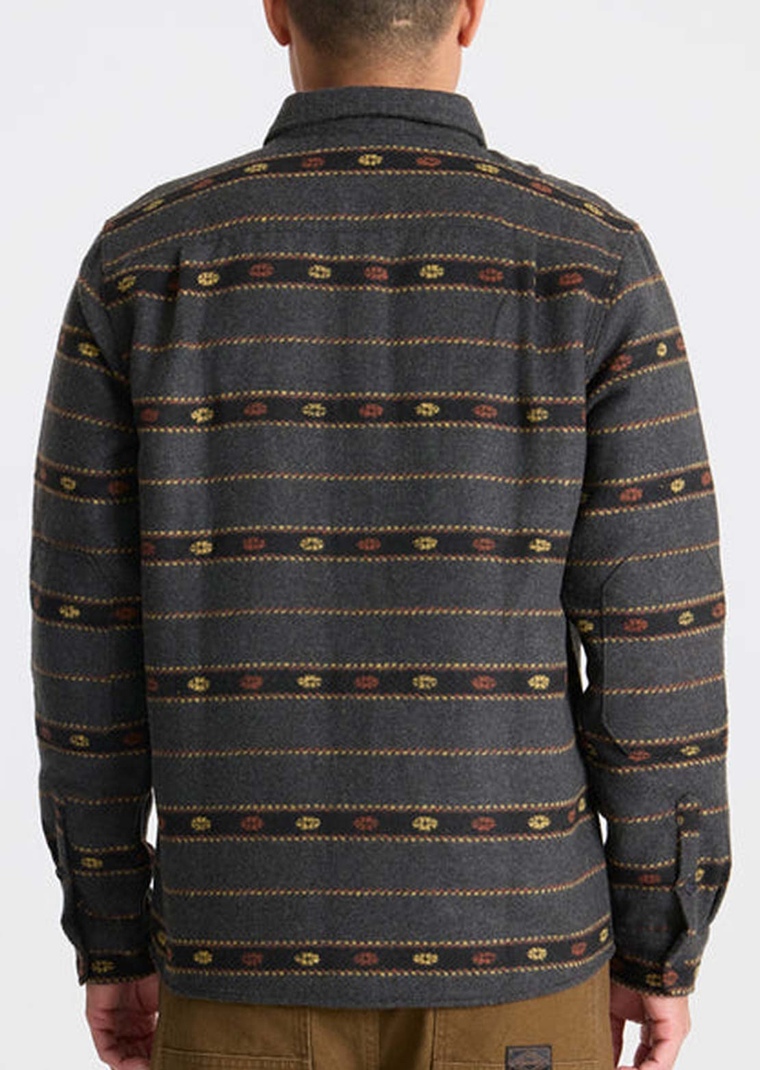 Roark Men's Nordsman Long Sleeve Button Up Shirt Onyx