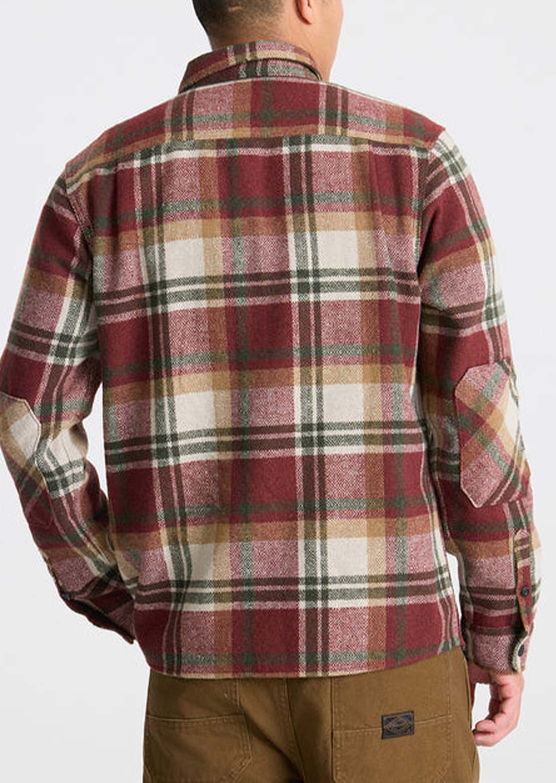 Roark Men's Nordsman Long Sleeve Button Up Shirt Sangria