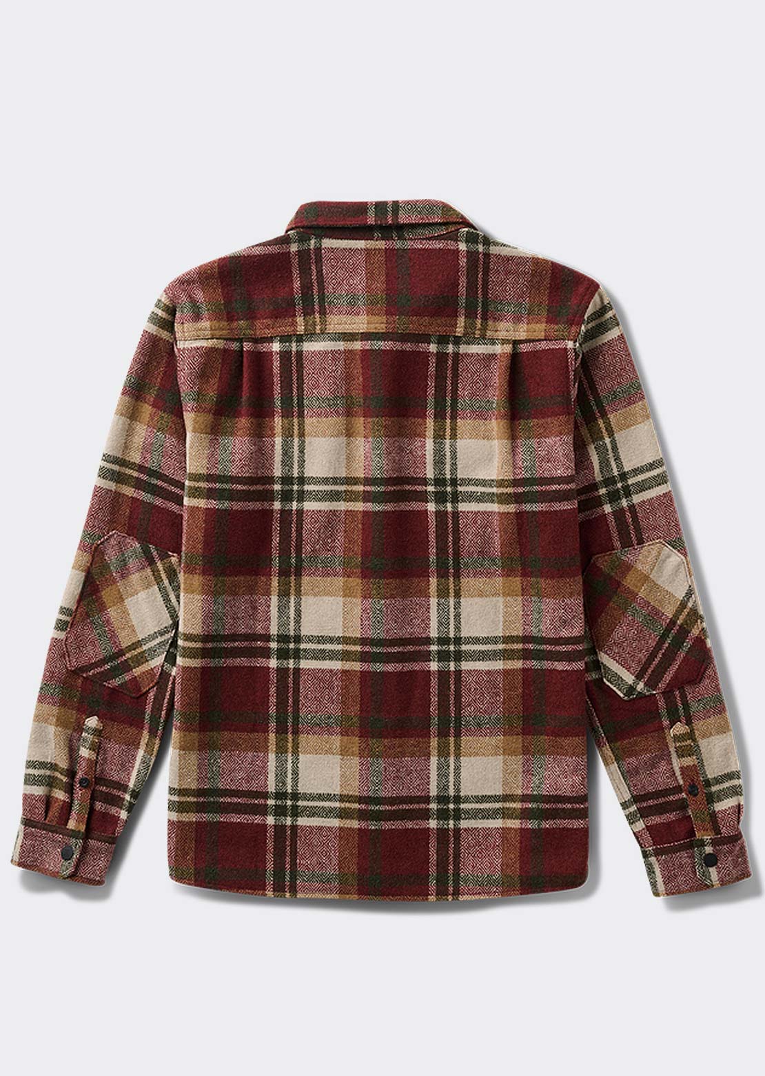 Roark Men's Nordsman Long Sleeve Button Up Shirt Sangria