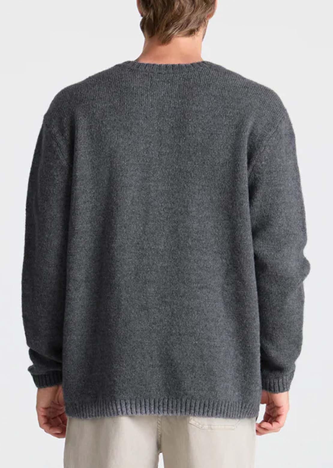 Roark Men's Nordsman Wool Sweater Charcoal