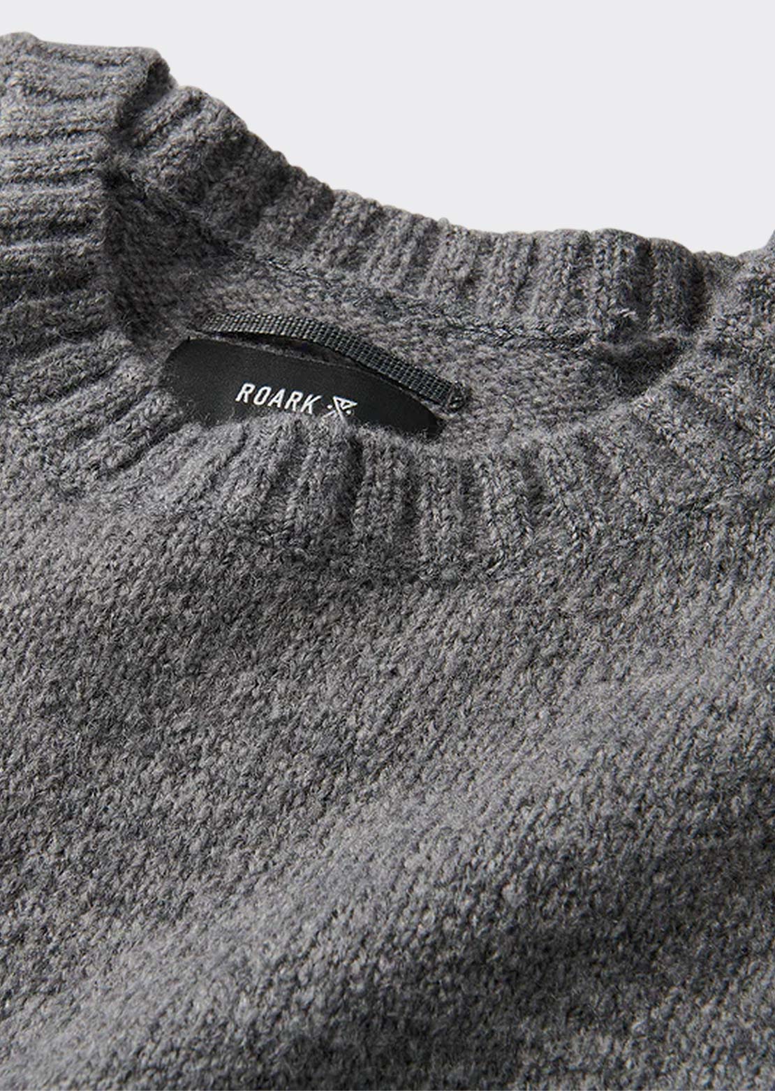 Roark Men's Nordsman Wool Sweater Charcoal