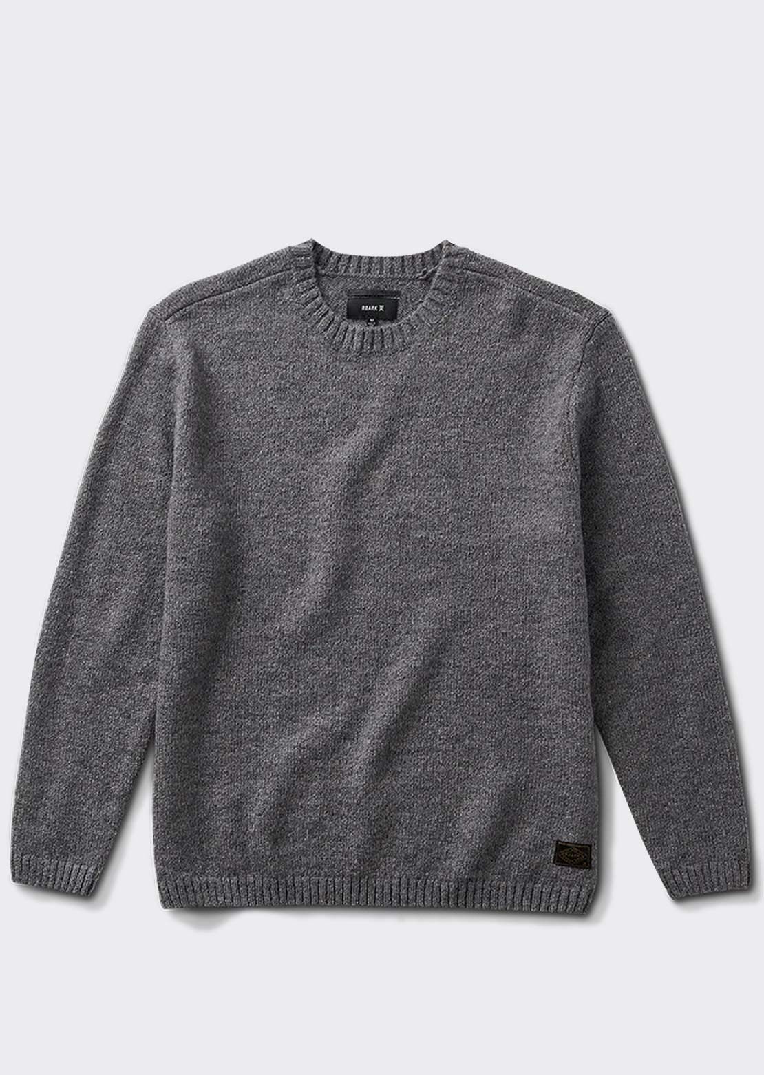 Roark Men's Nordsman Wool Sweater Charcoal