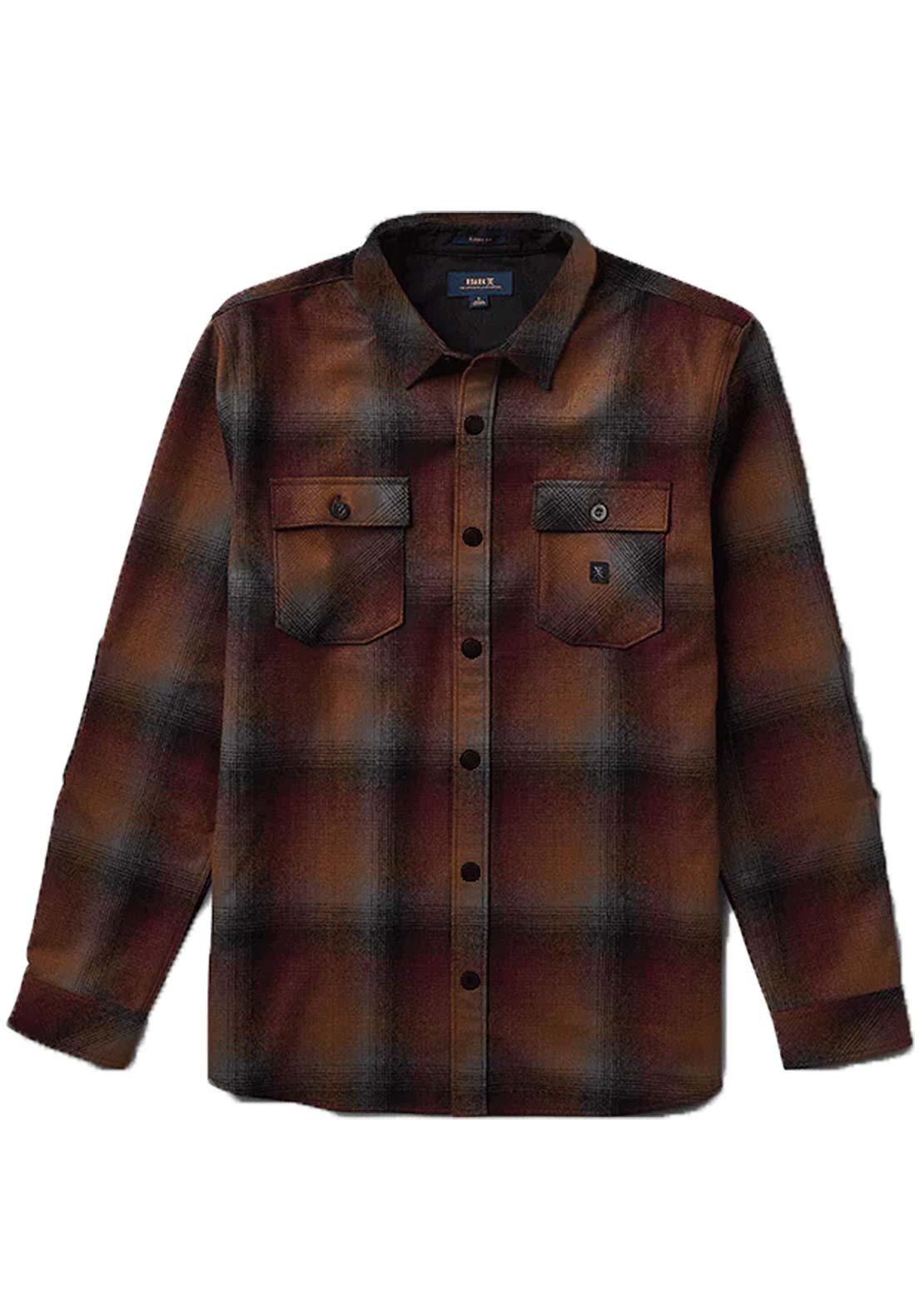 Roark Men's Nordsmann x Pendleton Button Up Shirt Dark Brown