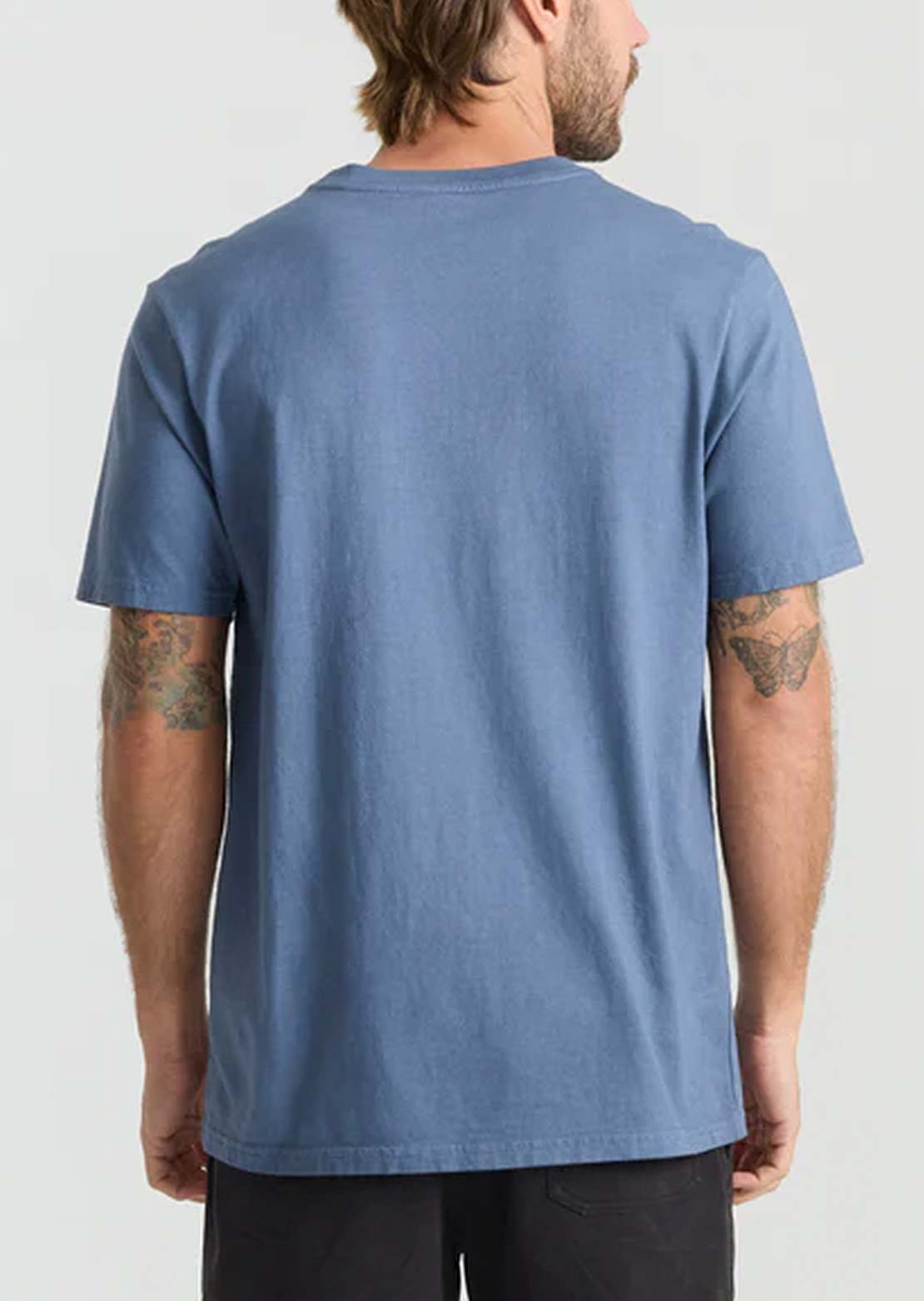 Roark Men's Safecamp Embroidery T-Shirt Neptune