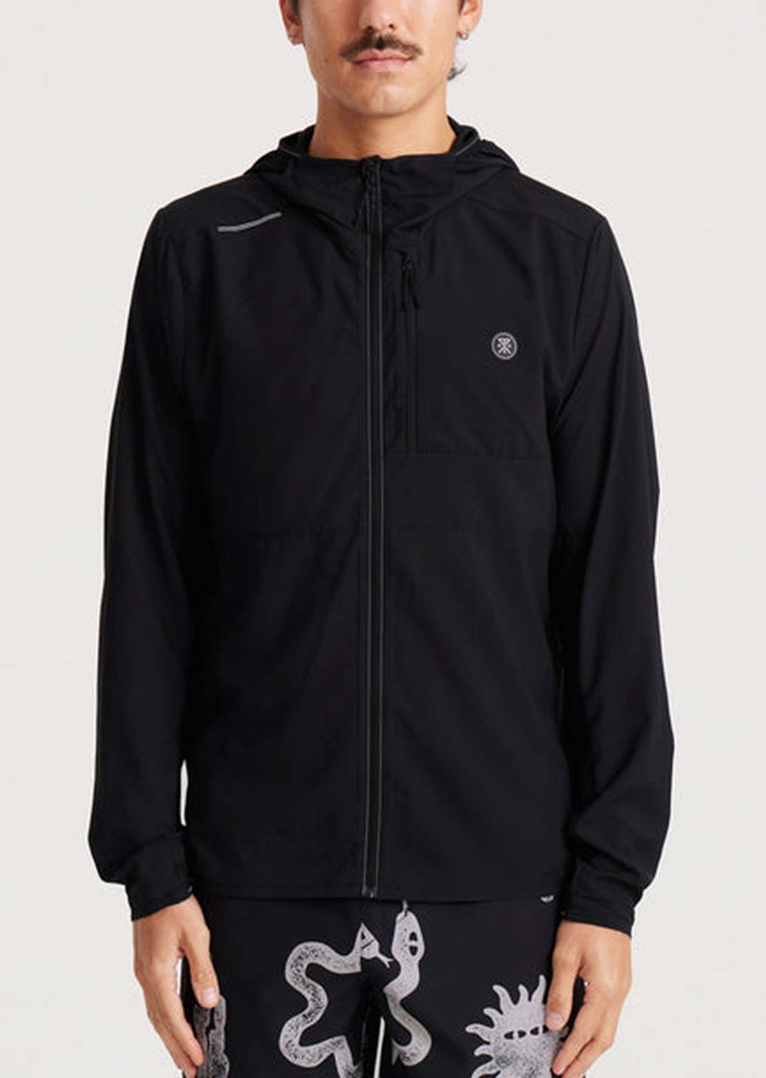 Roark Men's Secondwind 3.0 Hooded Jacket Black