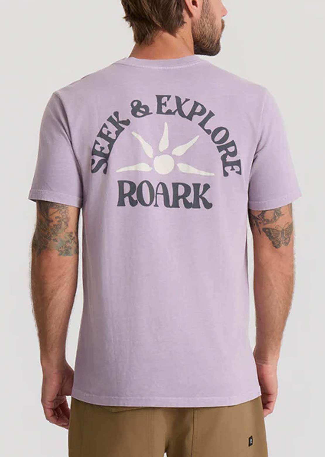 Roark Men's Seek & Explore T-Shirt Dusty Lilac
