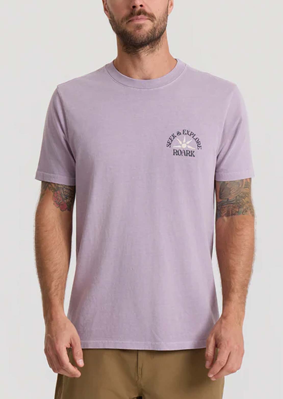 Roark Men's Seek & Explore T-Shirt Dusty Lilac