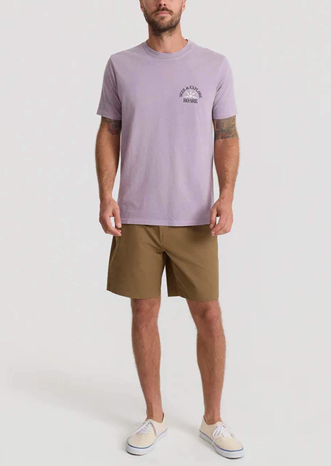 Roark Men's Seek & Explore T-Shirt Dusty Lilac