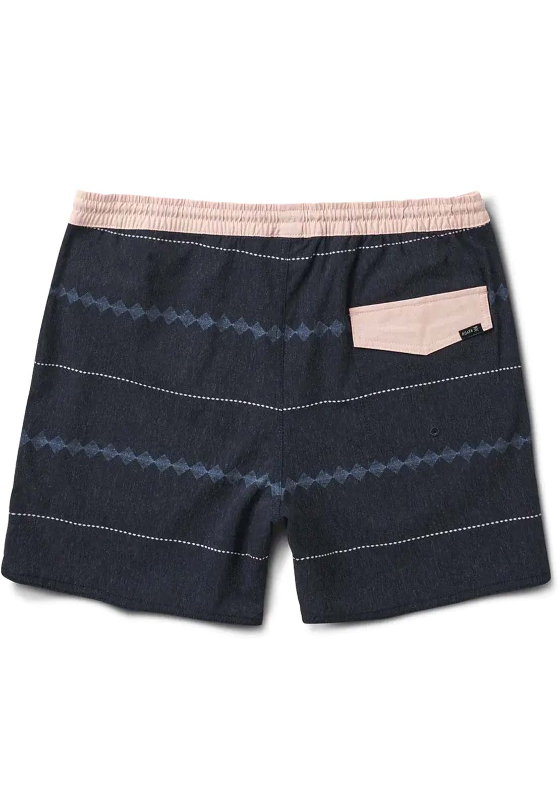 Roark Men's Shorey 16" Horizons Boardshorts Dark Navy