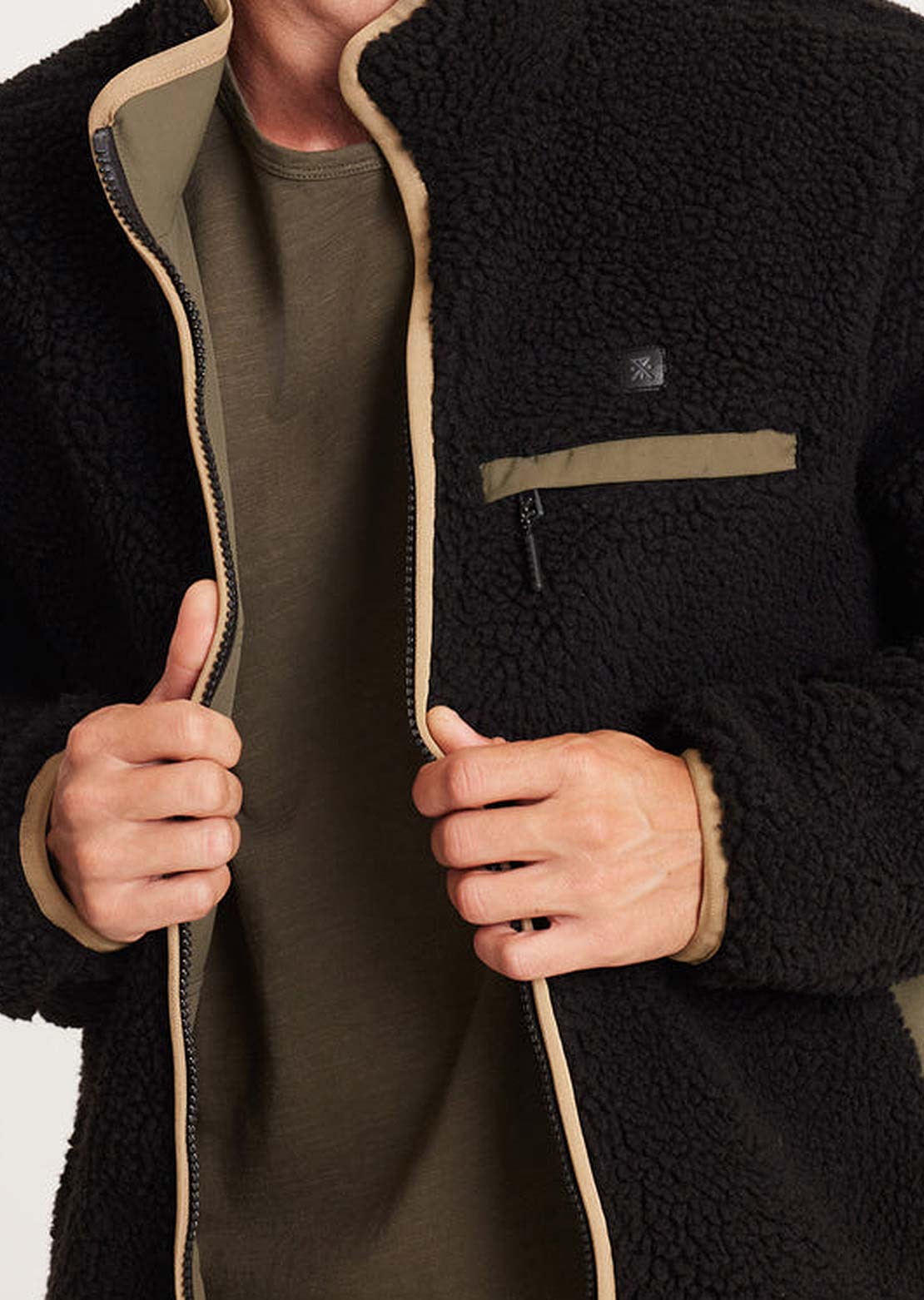 Roark Men's Switchback Reversible Jacket Black/Dark Miliitary