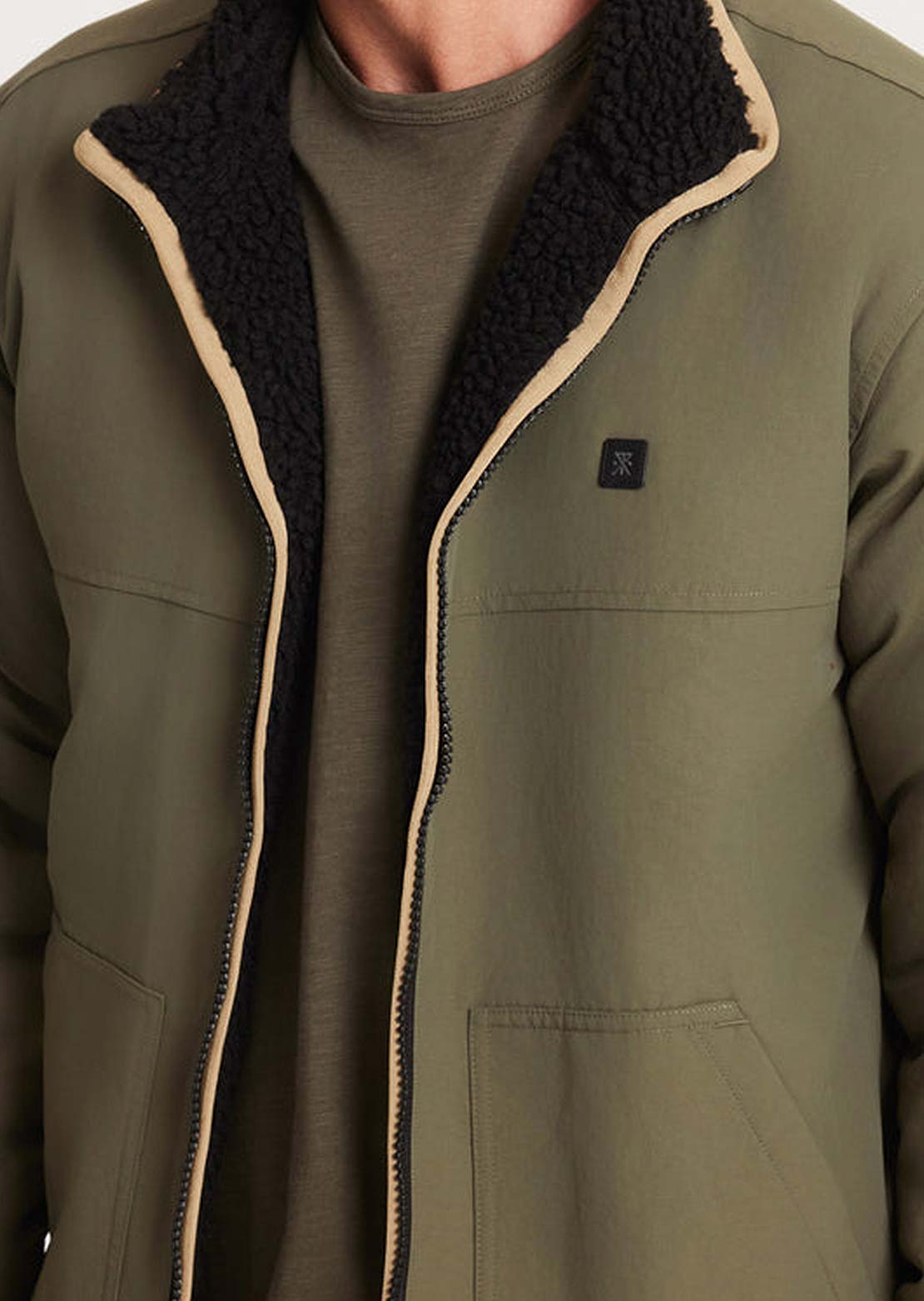 Roark Men's Switchback Reversible Jacket Black/Dark Miliitary