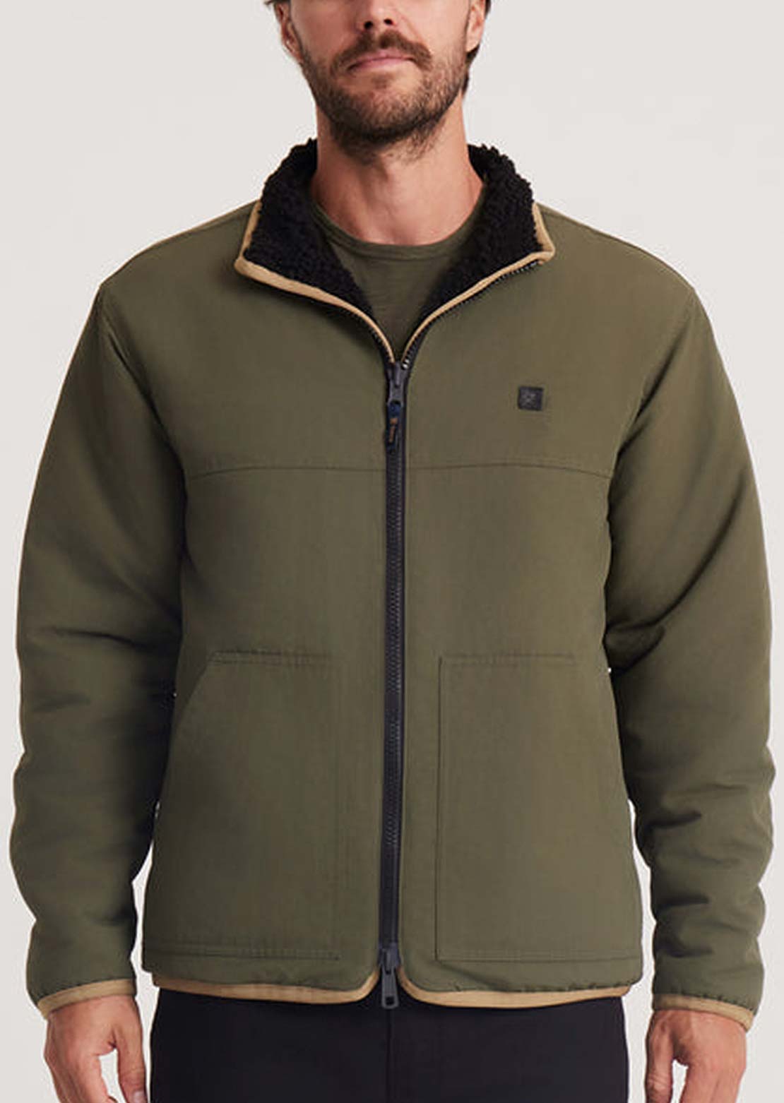 Roark Men's Switchback Reversible Jacket Black/Dark Miliitary
