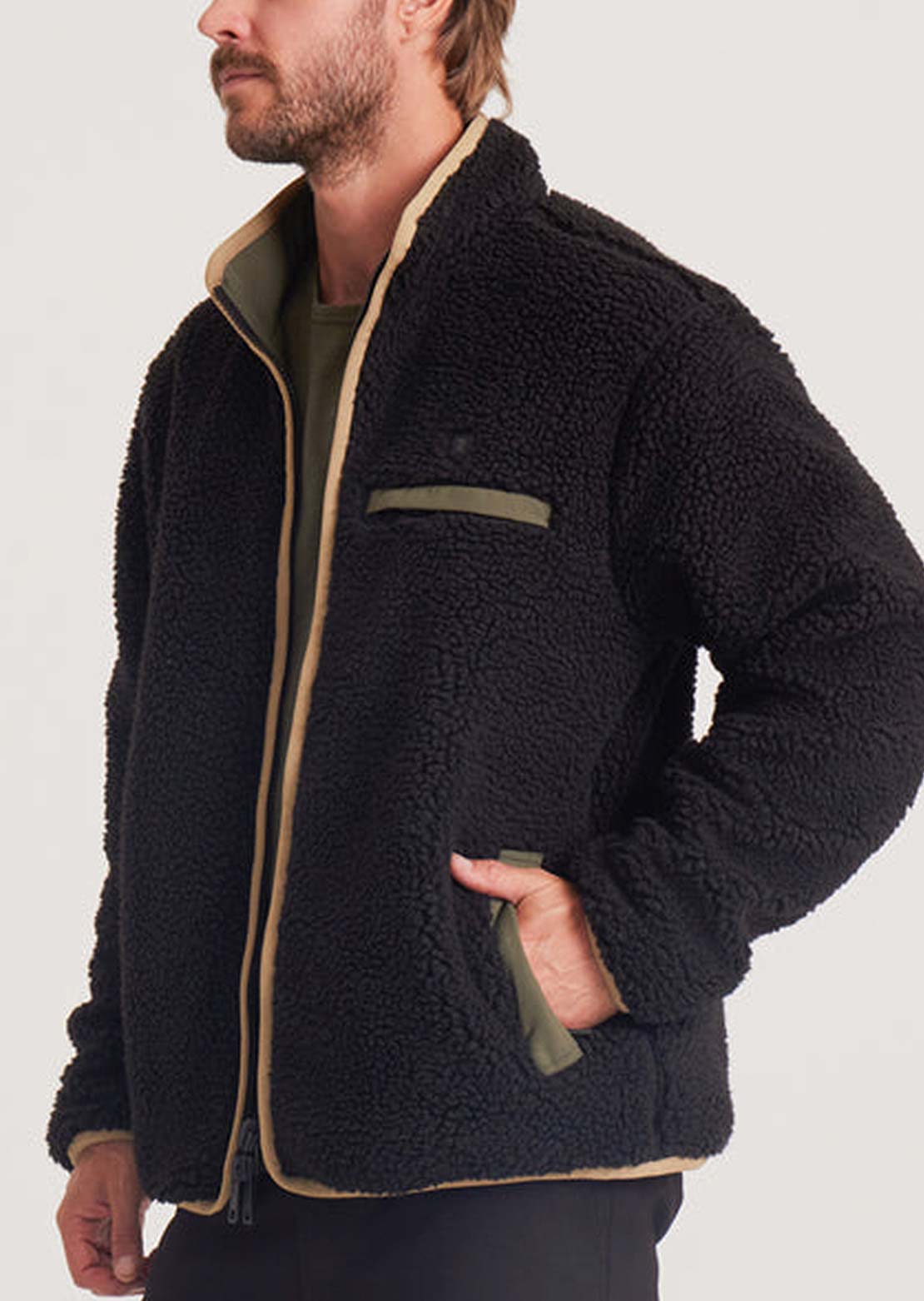 Roark Men's Switchback Reversible Jacket Black/Dark Miliitary