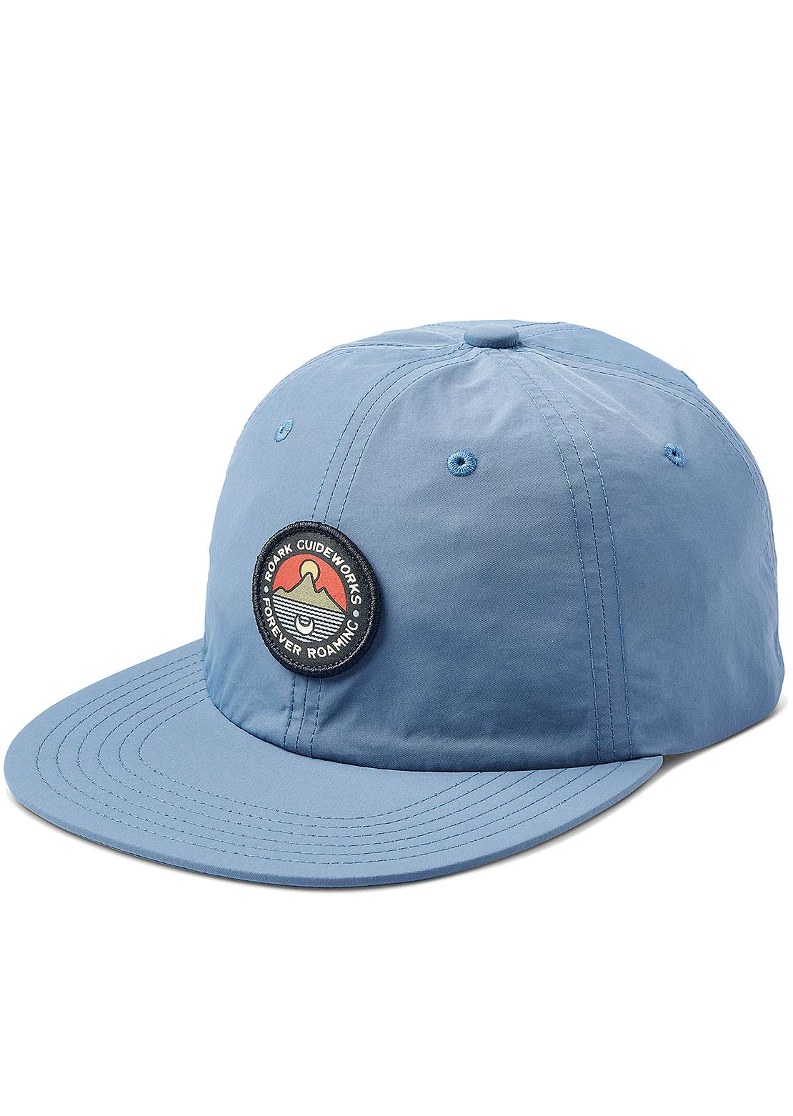 Roark Unisex Sun Up Sun Down 6 Panel Cap Hydro Blue