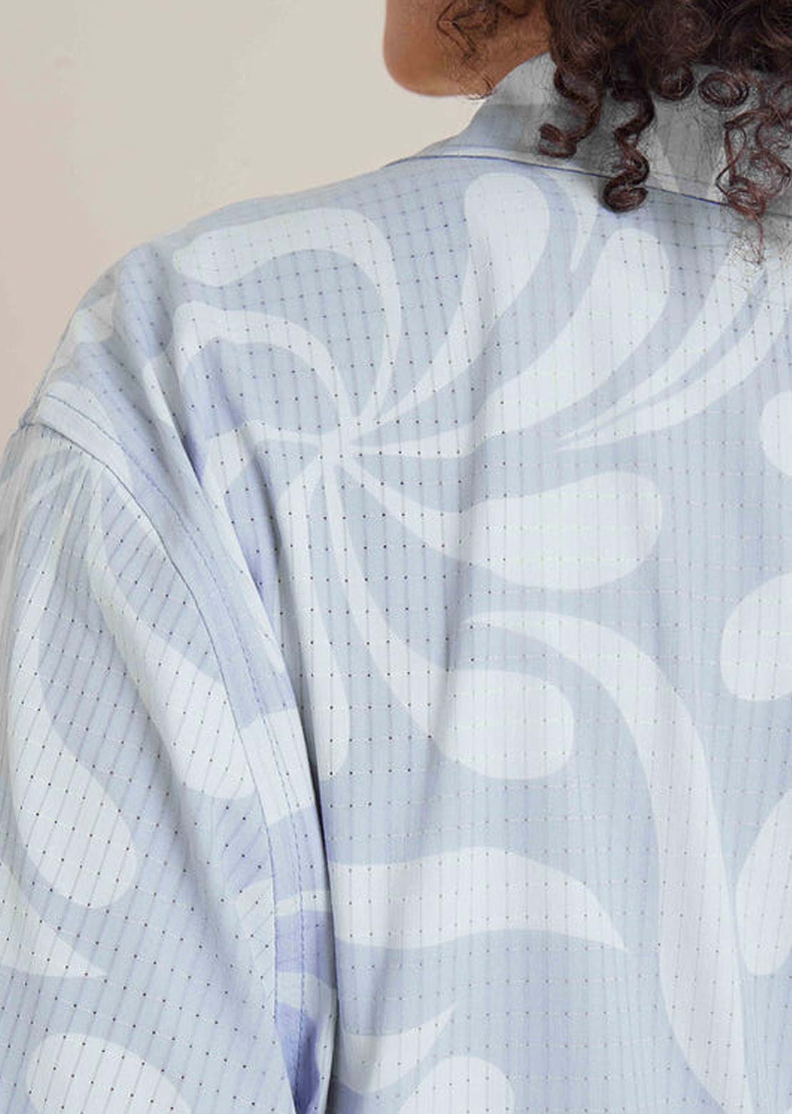 Roark Women's Bless Up Button Up Shirts Dusty Sky