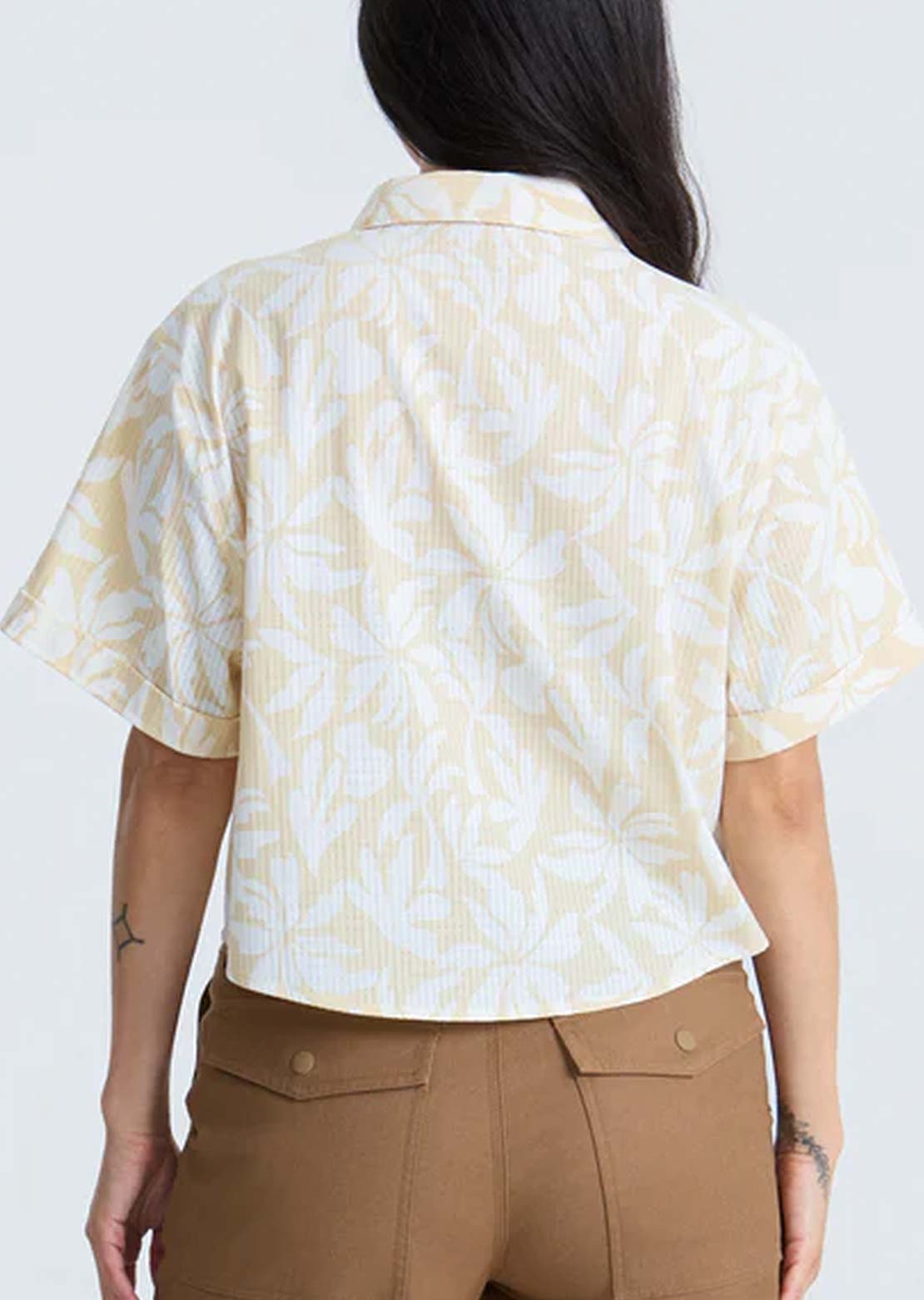 Roark Women's Bless Up Camp Button Up Shirt