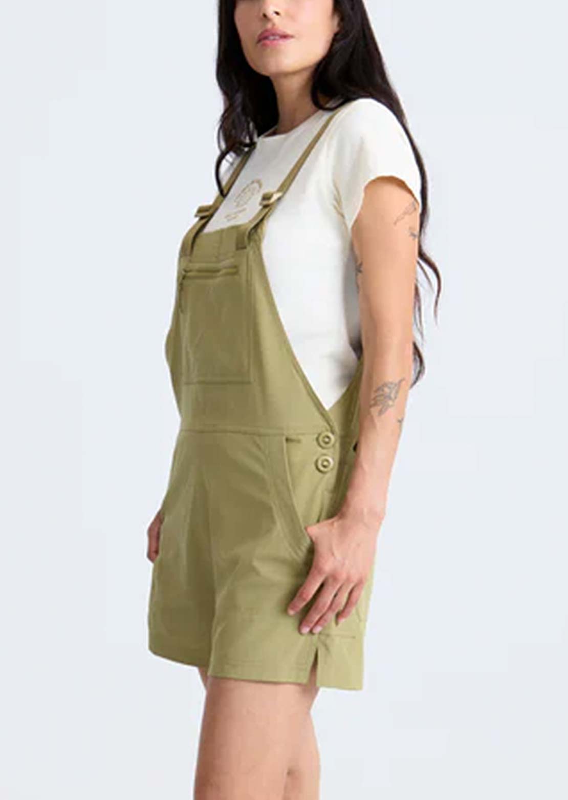 Roark Women's Canyon Romper Jumpsuit Dusty Olive