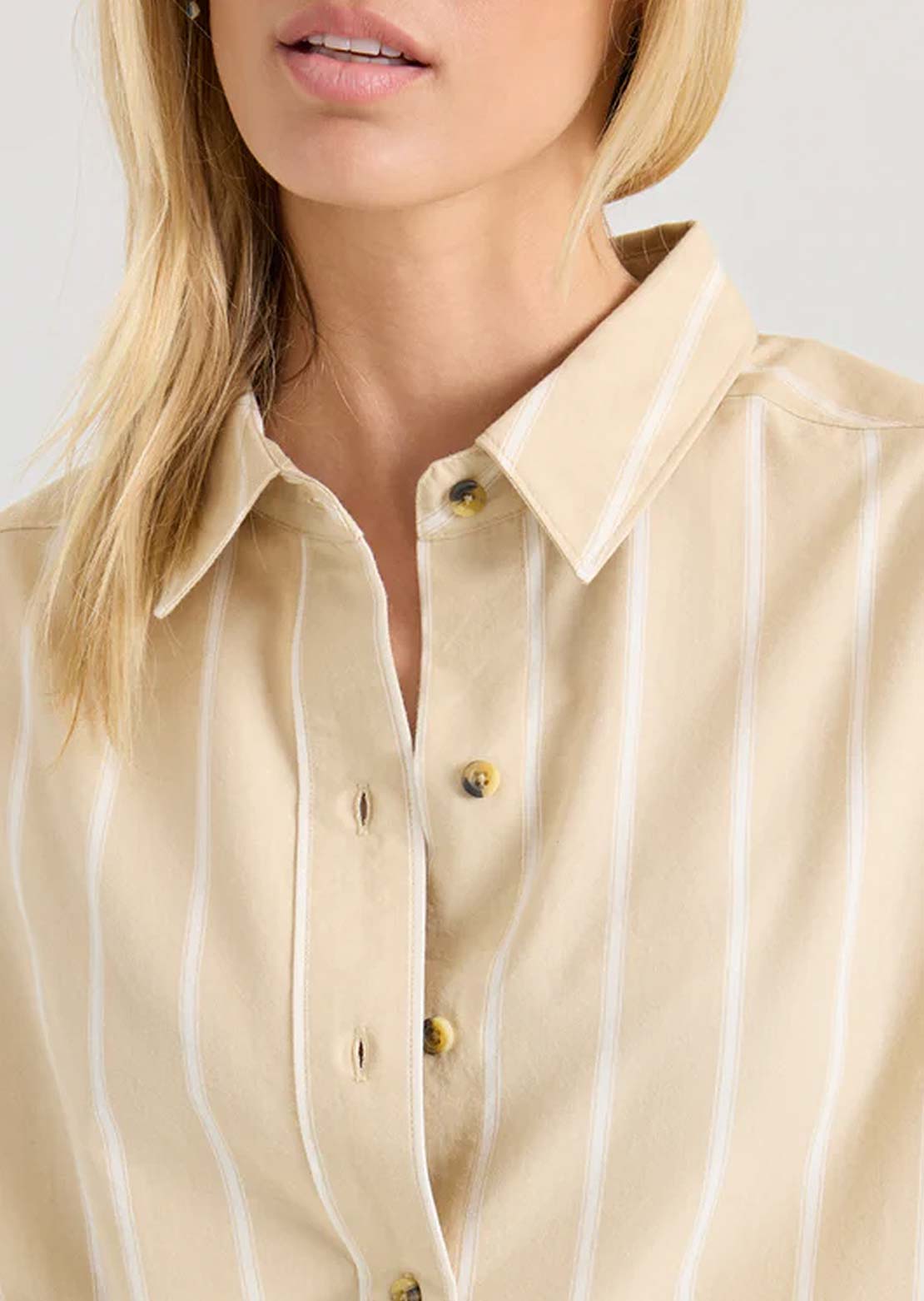 Roark Women's Costa Button Up Shirt Sand
