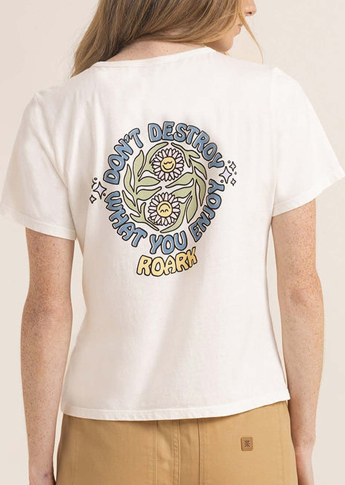 Roark Women's Enjoy Everyday T-Shirt Coconut