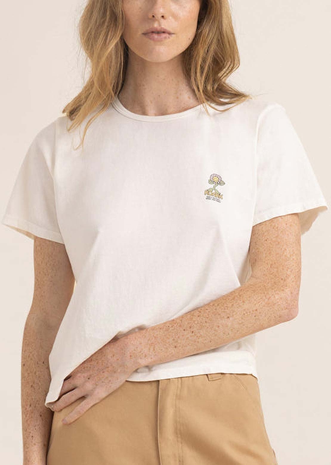 Roark Women's Enjoy Everyday T-Shirt Coconut