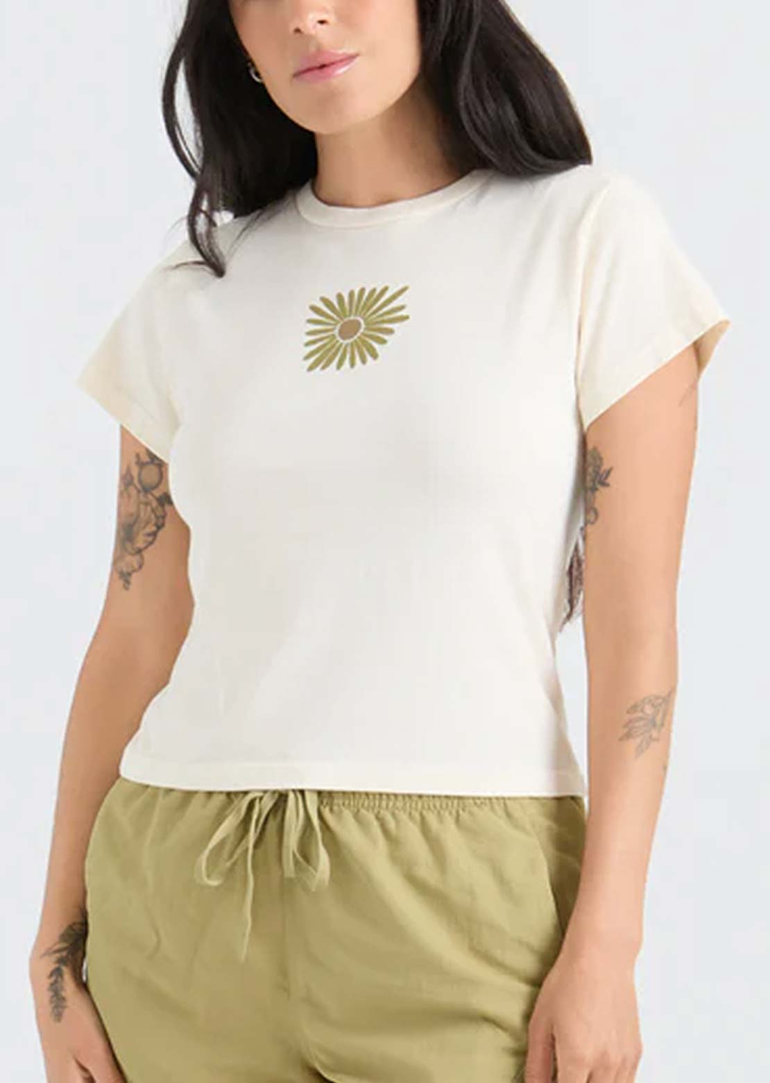 Roark Women's Flower Muse T-Shirt Bone