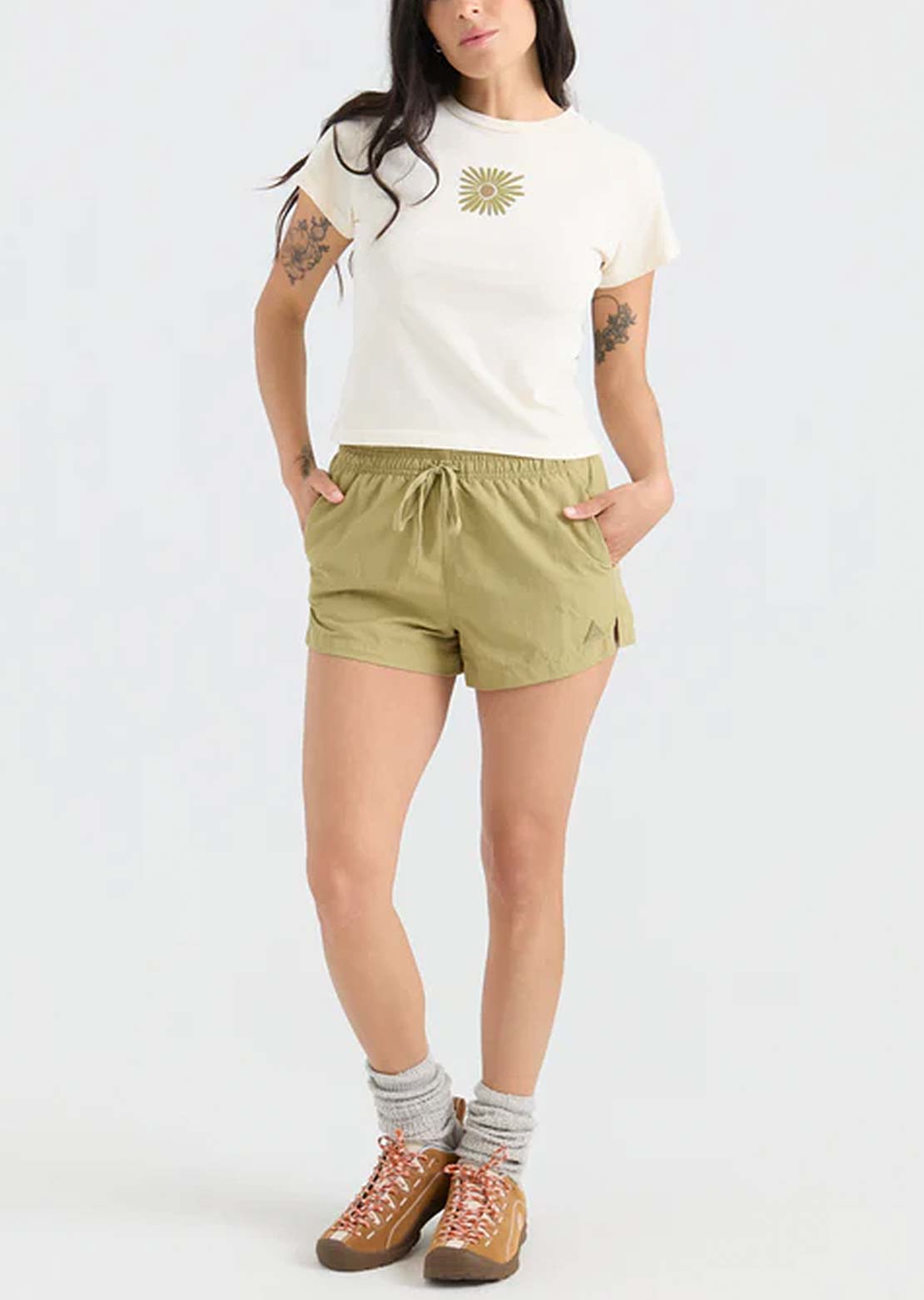 Roark Women's Flower Muse T-Shirt Bone
