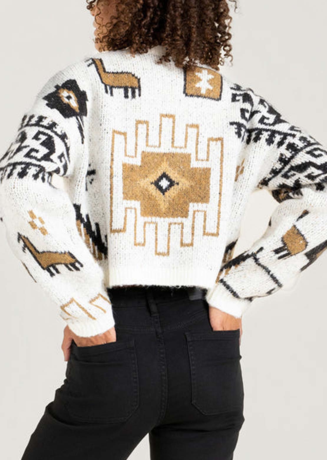 Roark Women's KOS Sweater White Wolf