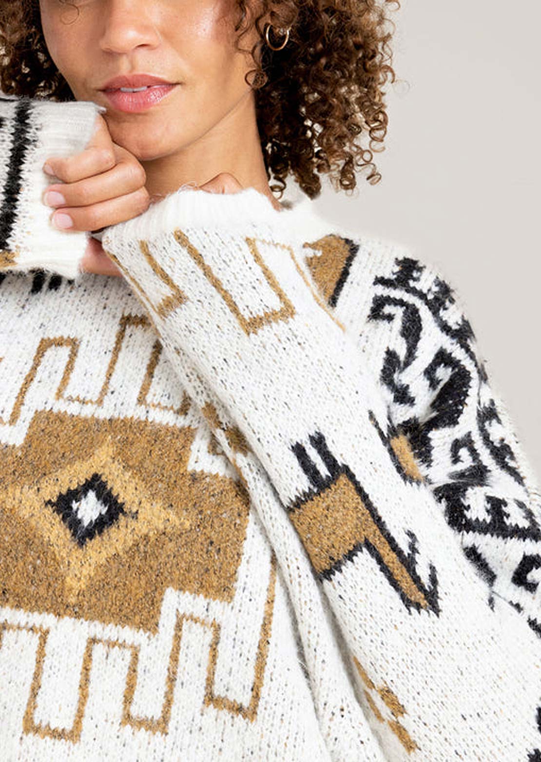Roark Women's KOS Sweater White Wolf