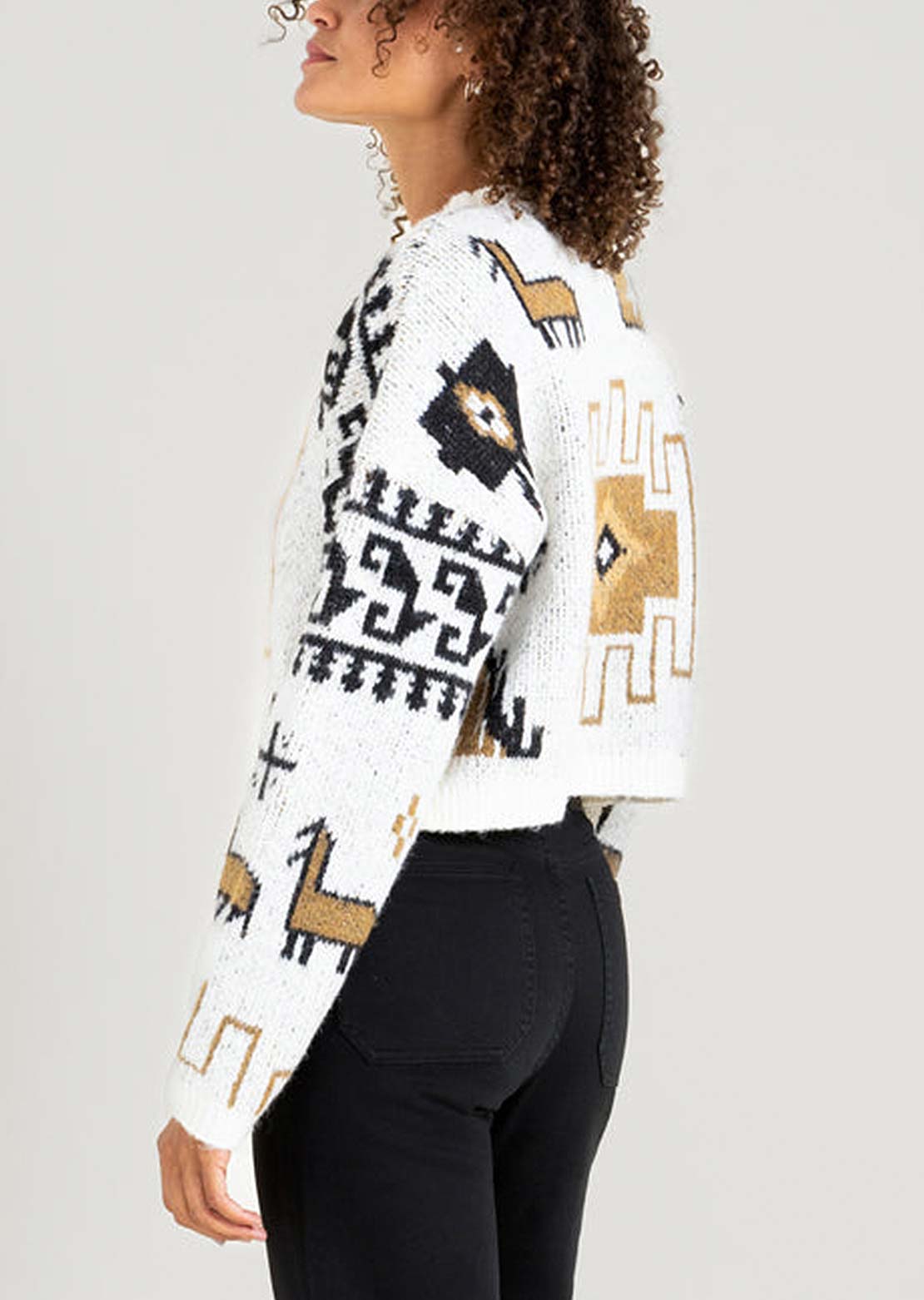 Roark Women's KOS Sweater White Wolf