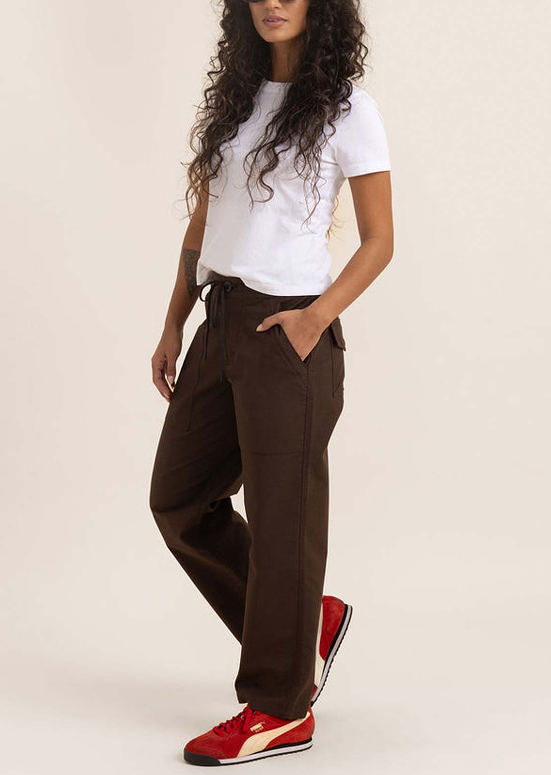 Roark Women's Layover Pants Coffee
