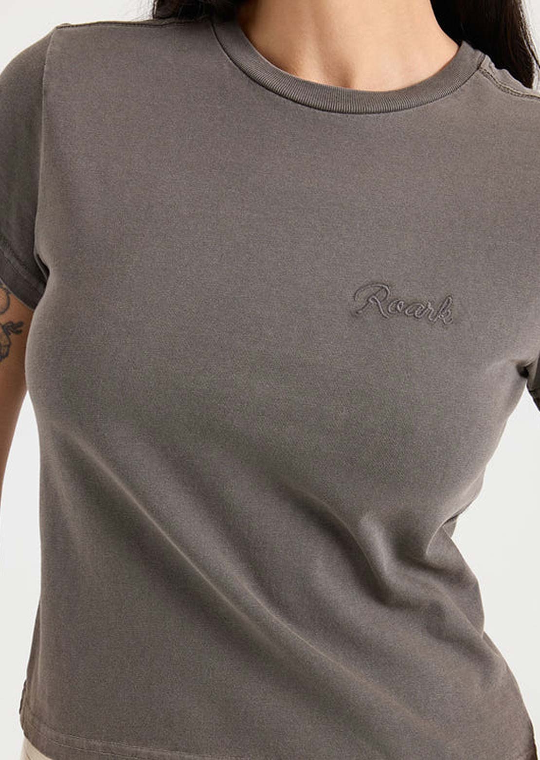Roark Women's Safecamp Muse T-Shirt Vintage Brown
