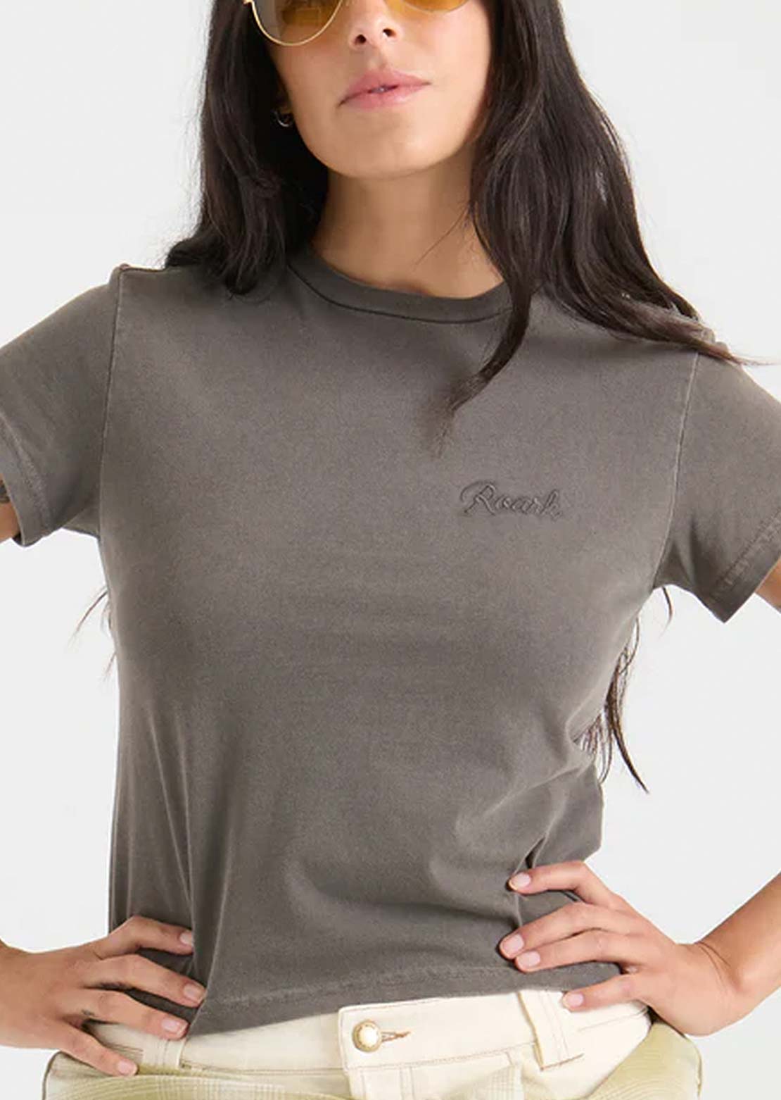 Roark Women's Safecamp Muse T-Shirt Vintage Brown