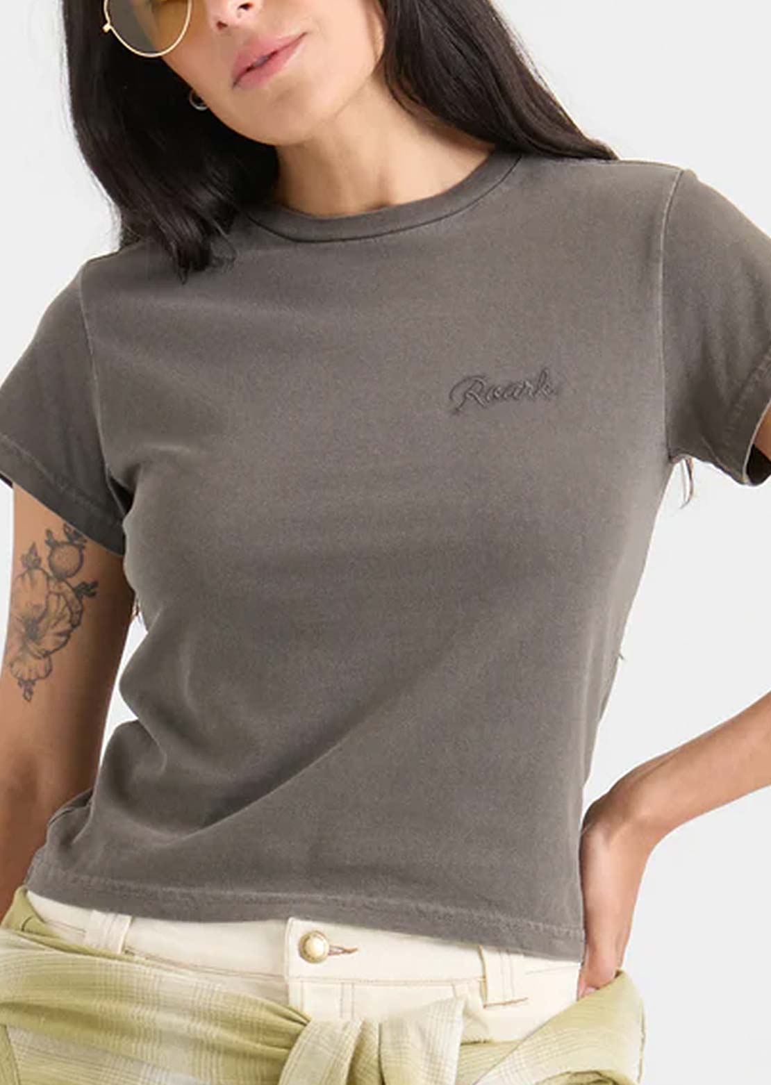 Roark Women's Safecamp Muse T-Shirt Vintage Brown