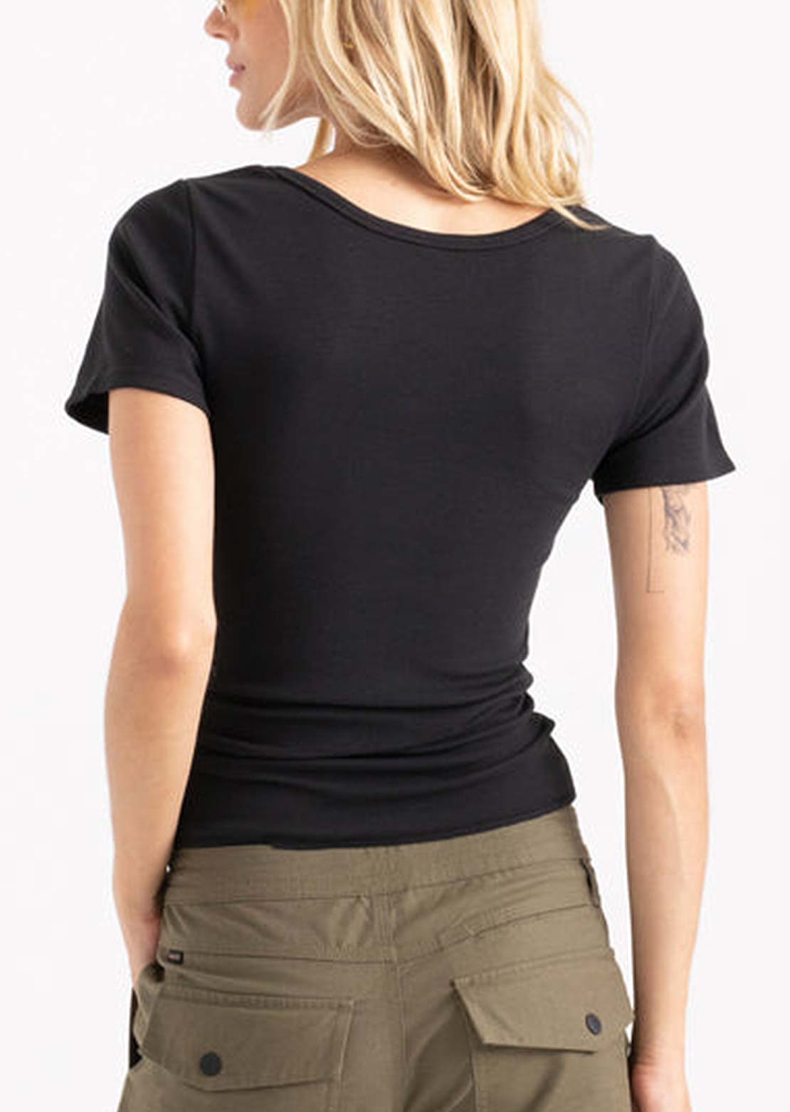 Roark Women Black's Wind Worn T-Shirt