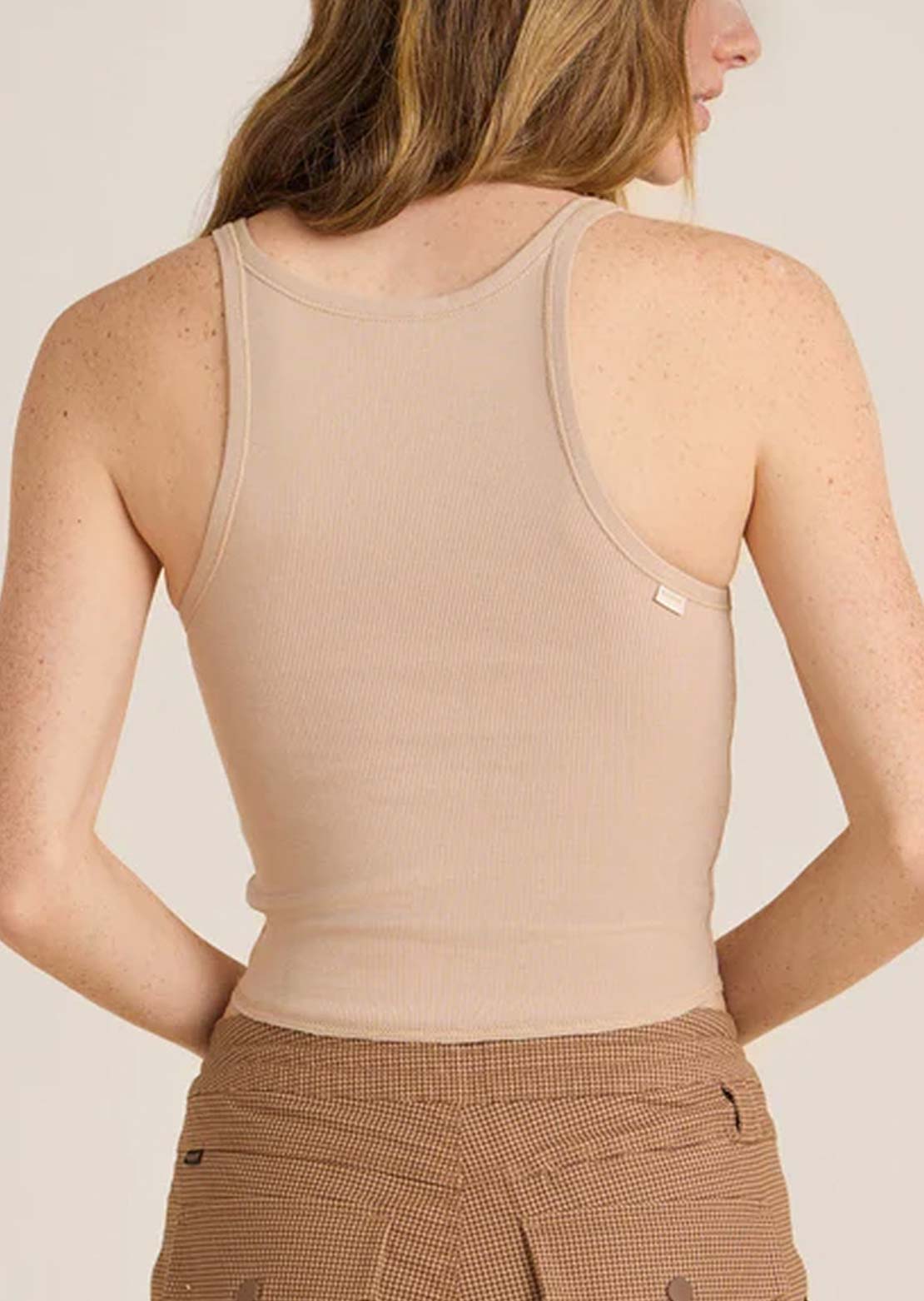 Roark Women's Wind Worn Tank Toasted Almond