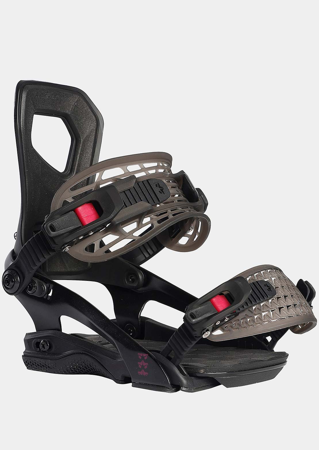 Rome Brass Snowboard Bindings Black